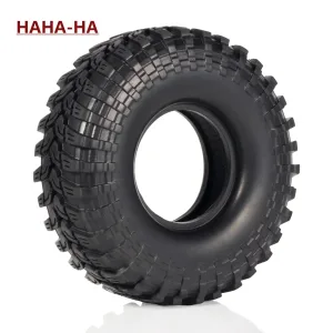 4PCS 115mm 1.9" Rubber Tires with Foam Inserts for 1/10 RC Crawlers