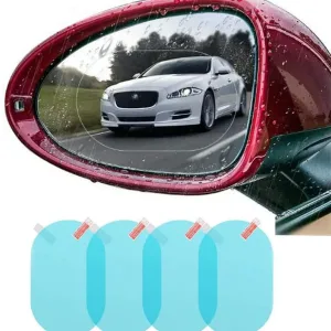 2PCS Rainproof Rearview Mirror Film - Clear View in Rain