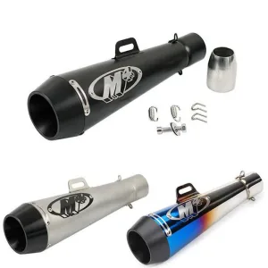 51mm Motorcycle Exhaust Pipe M4 Slip-On Muffler for 300cc-1000cc Bikes
