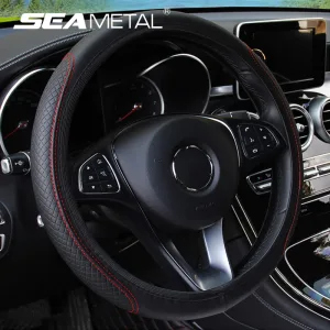 Universal Microfiber Steering Wheel Cover, Anti-Slip & Breathable